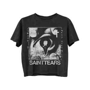 Camiseta Corta Cuadrada Extra Grande de Algodón Grueso con Lavado Ácido Vintage Personalizada - Product Image 1