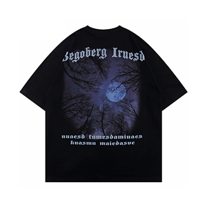 Ropa de calle con hombros caídos, camisetas de peso pesado, ropa de calle personalizada, diseño unisex suave, 100% algodón, 280 GSM, camiseta de gran tamaño - Product Image 3