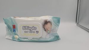 Lingettes jetables non tissées pour bébés, marque propre OEM, 99,9 % de perles, non parfumées, soin de la peau pour bébés (tailles personnalisables) - Product Image 2