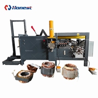 Machine de recyclage de moteur électrique Fil de cuivre tirant du moteur Machine de découpe de ferraille de moteur électrique