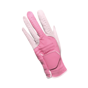 Gant de golf respirant en cuir Cabretta pour main gauche avec fermeture auto-agrippante, protection UV, logo personnalisé, pour l'extérieur - Product Image 4
