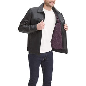 Spandex/Polyester Woven High Quality Bonded Men's Spring Waterproof Breathable Windproof <b>Jacket</b> Front Logo Casual Style - Product Image 4