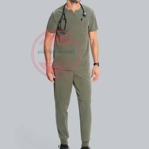 Infirmière médicale chirurgicale gommages uniforme Logo personnalisé gommages médicaux uniforme ensemble pour hommes - Product Image 5