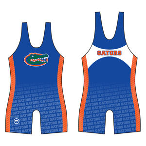 Singlet de lutte personnalisé en matériau extensible dans les quatre sens, léger et respirant, pour hommes, grande taille, dernière offre - Product Image 2