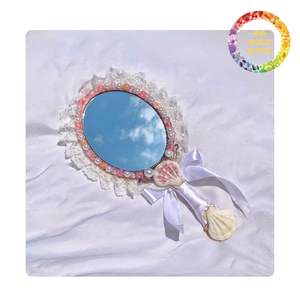 Miroir coquillage créatif fait par de petits coquillages | Produits faits à la main du Viet Nam | Idéal pour les collections de cadeaux - Product Image 3