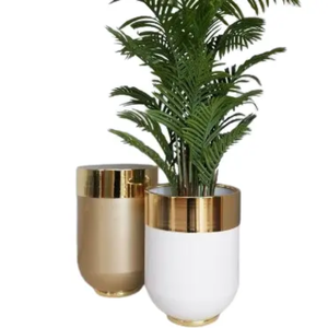 ชุดที่ปลูกโลหะเคลือบเงาสีทองพรีเมี่ยมสุดหรูทนทานและดึงดูดใจสำหรับตกแต่งสวนในราคาสมเหตุสมผลสำหรับ2025 - Product Image 3