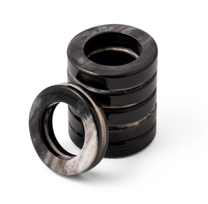 Anillos de Servilleta de Diseño de Lujo, Ecológicos, con Forma de Cuerno, Personalizables, Modernos y Clásicos, Decoraciones de Mesa para Bodas, Navidad y Cenas - Product Image 1