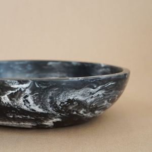 ชามใส่ผลไม้และสลัดทำด้วยมือทรงกลมขนาดใหญ่สไตล์แฟนซีมีลักษณะเฉพาะตัว - Product Image 3