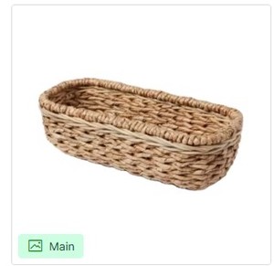 Cesta de almacenamiento de hierba marina natural tejida a mano con estructura resistente y asas incorporadas para una organización y decoración del hogar con estilo. - Product Image 6