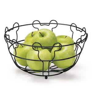 Canasta de Frutas Metálica de Gran Capacidad Personalizada OEM - Organizador de Almacenamiento de Cocina de Alambre de Acero Duradero, Soporte de Exhibición de Verduras de Escritorio - Product Image 2