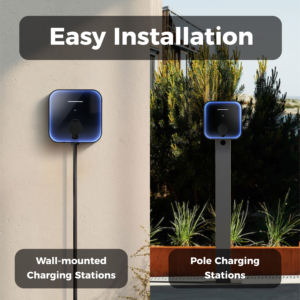 Chargeur mural pour VE économique Type 2, <span class=keywords><strong>installation</strong></span> simple et fiabilité 4/7, 7kW 11kW, <span class=keywords><strong>Wallbox</strong></span> VE à démarrage automatique - Product Image 2