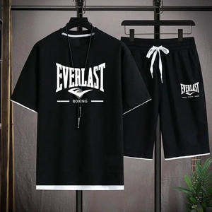 Survêtement T-shirt T-shirt Short Set Survêtement Vêtements d'été Pièce 2 Sweat T-Shirt Et Short De Survêtement Ensemble Pour Hommes FIGHTER BRO - Product Image 3