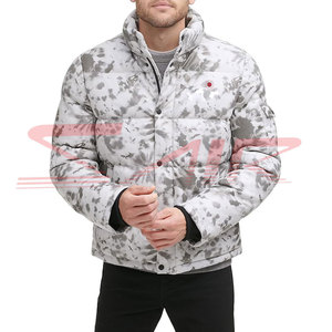 High Quality Men's Casual Puffer Jacket Thick Winter Coat With Hood Streetwear <b>Cotton</b> <b>Padded</b> Jacket Plus Size Zipper Closure - Product Image 1