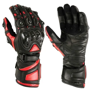 Fabriqué au Pakistan meilleure vente meilleure conception 2023 hommes moto course gants en cuir pas cher prix meilleure qualité hommes gants en cuir - Product Image 6