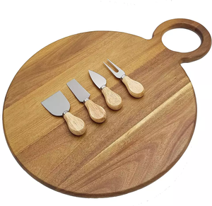 Planche à découper multifonctionnelle carrée en bambou pour le mariage, les affaires, la maison et la cuisine. - Product Image 6