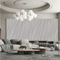 Panneau mural en PVC SPC effet marbre carbone brillant, résistant à l'humidité et imperméable pour la rénovation des zones humides