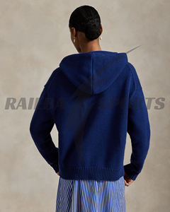 เสื้อสเวตเตอร์แฟชั่นลำลองสำหรับผู้หญิง คุณภาพสูงพิเศษจากผู้ผลิต คอทรงกลม ติดกระดุมด้านหน้า ผลิตตามสั่ง ทำจากขนสัตว์ 100% ป้องกันการเกิดขุย - Product Image 4