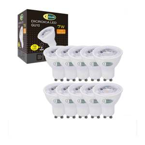 GU10 7W Dichroic LED <b>Bulbs</b> with Lens High Efficiency Product Category Lighting - Product Image 3