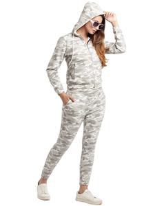 Conjunto Deportivo de Invierno de 2 Piezas con Capucha, 100% Algodón Orgánico, para Mujer/Hombre, Talla Grande - Product Image 3