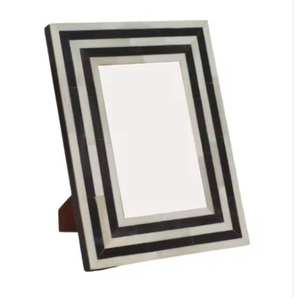 Elegante Marco de Fotos con Incrustaciones de Hueso Hecho a Mano, Diseño Elegante, Irrompible y Ecológico para Fotos Familiares, Uso en Oficina e Interiores - Product Image 2