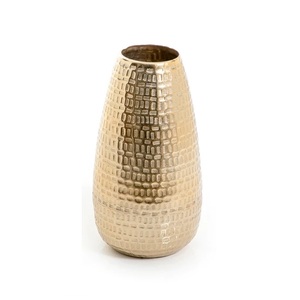 Various Metal Vases Gold <b>Antique</b> Finishing Flower Vases Home Indoor Outdoor Decoration Vessel Flower Planters Hot Selling Floor - Product Image 3
