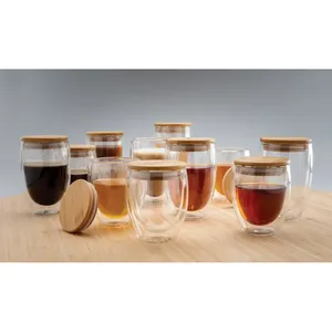 Set di 2 Bicchieri in Vetro Borosilicato Personalizzati, Prodotto Premium per Merchandising - Product Image 2