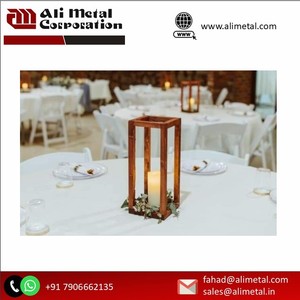 Chandelier en bois et métal au design moderne Décor de Noël Ensemble de lanternes pour table à manger Décorations d'anniversaire Décoration de la maison - Product Image 3