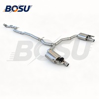 Système d'échappement Catback à commande de soupape pour Porsche Boxster Cayman 981 2.7 2012-2016 en acier inoxydable, son de course, optimisation du son