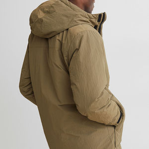 Veste d'hiver pour hommes sur mesure en gros Design élégant de bulle d'air avec capuche coupe-vent chaude et à la mode - Product Image 6