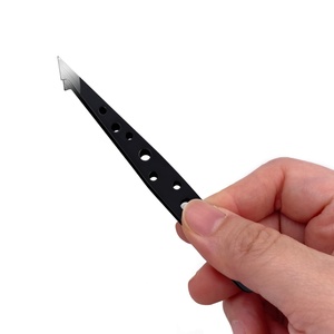 Nouvelle arrivée pince à sourcils avec logo personnalisé pince à sourcils pointu en acier inoxydable - Product Image 5