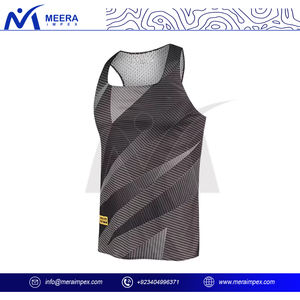 Haut sans manches chic pour dames pour les entraînements d'été Tissu tissé élégant et extensible Utilisation quotidienne - Product Image 3