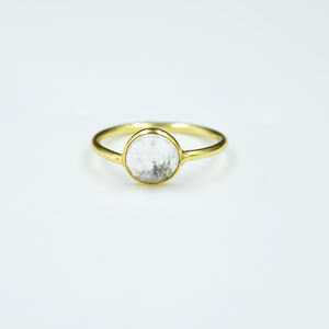 Anillo de Bodas de cuarzo Herkimar antiguo de Plata de Ley sólida 925 india, ajuste de bisel, regalo de moda para mujeres, mayorista directo - Product Image 1