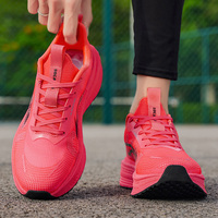 Sepatu Lari Bantalan Udara Nyaman Tahan Lama Ringan Bernapas Universal Pria Wanita Ukuran Besar Sneakers Baru