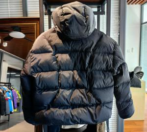 Veste matelassée en toile unisexe sur mesure, taille plus, col montant fin, streetwear d'hiver, respirante, séchage rapide, haute qualité - Product Image 5