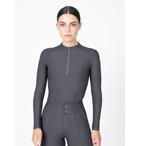 Chemise d'équitation respirante et légère, tissu extensible respirant, athlétique, pour femmes, entraînement équestre, été, confortable - Product Image 1