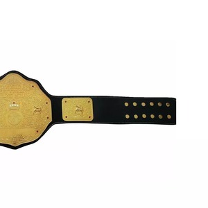 เข็มขัดแชมป์โลกเฮฟวี่เวท บิ๊กโกลด์ 2 มม. สำหรับผู้ใหญ่ ขนาดมาตรฐาน  สามารถสลักชื่อได้ คุณภาพสูง เข็มขัดมวยปล้ำสำหรับผู้ชาย - Product Image 2