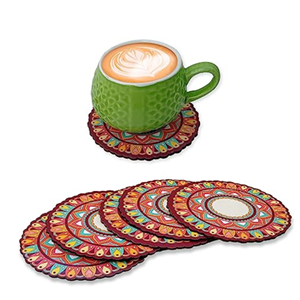 Posavasos de té de Madera hechos a mano de calidad hechos con técnicas tradicionales de artesanía en madera con acabados naturales ahora a granel al por mayor - Product Image 3