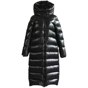 Men's Super Long Quilted Fleece Hooded Winter <b>Coat</b> Front Breathable Quick <b>Dry</b> Fashion Hot Sale New Version Knee Length - Product Image 2