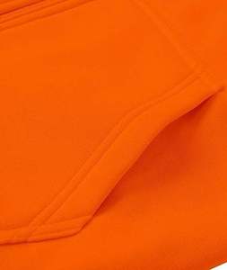 Hot Selling Custom Cotton Terry Fleece No <b>String</b> Hoodie Men Pullover Blank Solid Regular Fit Embroidered Washed Pocket 370g - Product Image 5