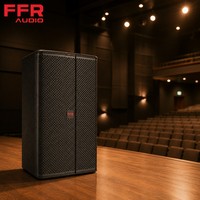NF12 Haut-parleur professionnel passif large bande 2 voies pour sonorisation, avec woofer ferrite 12 pouces et compression driver 1,4 pouce, pour salle