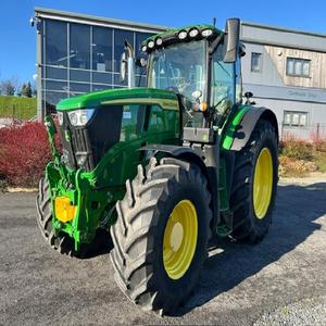 Achetez le tracteur agricole diesel JOHN DEERE 6R 195 4RM avec moteur, boîte de vitesses et pompe - Matériel agricole à haute productivité - Product Image 6
