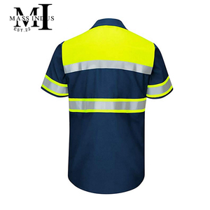 Gilet de sécurité en maille bleue, veste de sécurité personnelle, Construction de sécurité, veste de sécurité réfléchissante de travail à haute visibilité - Product Image 5
