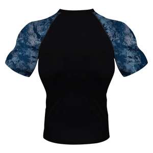 Alta calidad Rashguard Men Compression Fit MMA BJJ No Gi Training Top Tela de secado rápido OEM Factory - Product Image 4