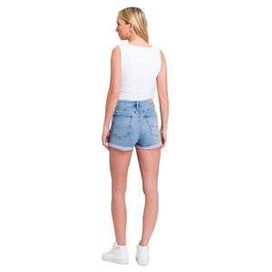 High Quality Custom <b>women's</b> Denim Shorts with Breathable Fit Pocket Streetwear Vintage Knee Length <b>for</b> <b>Women</b> <b>jean</b> shorts - Product Image 3