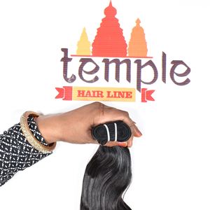 Paquete sin procesar 100% procesamiento vietnamita ninguno templo cutícula alineada al por mayor tejido color natural extensiones de cabello humano - Product Image 1