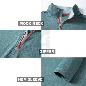 Sudadera de golf personalizada con logotipo, de alta calidad, de poliéster, manga larga, para entrenamiento deportivo, para hombre - Product Image 5