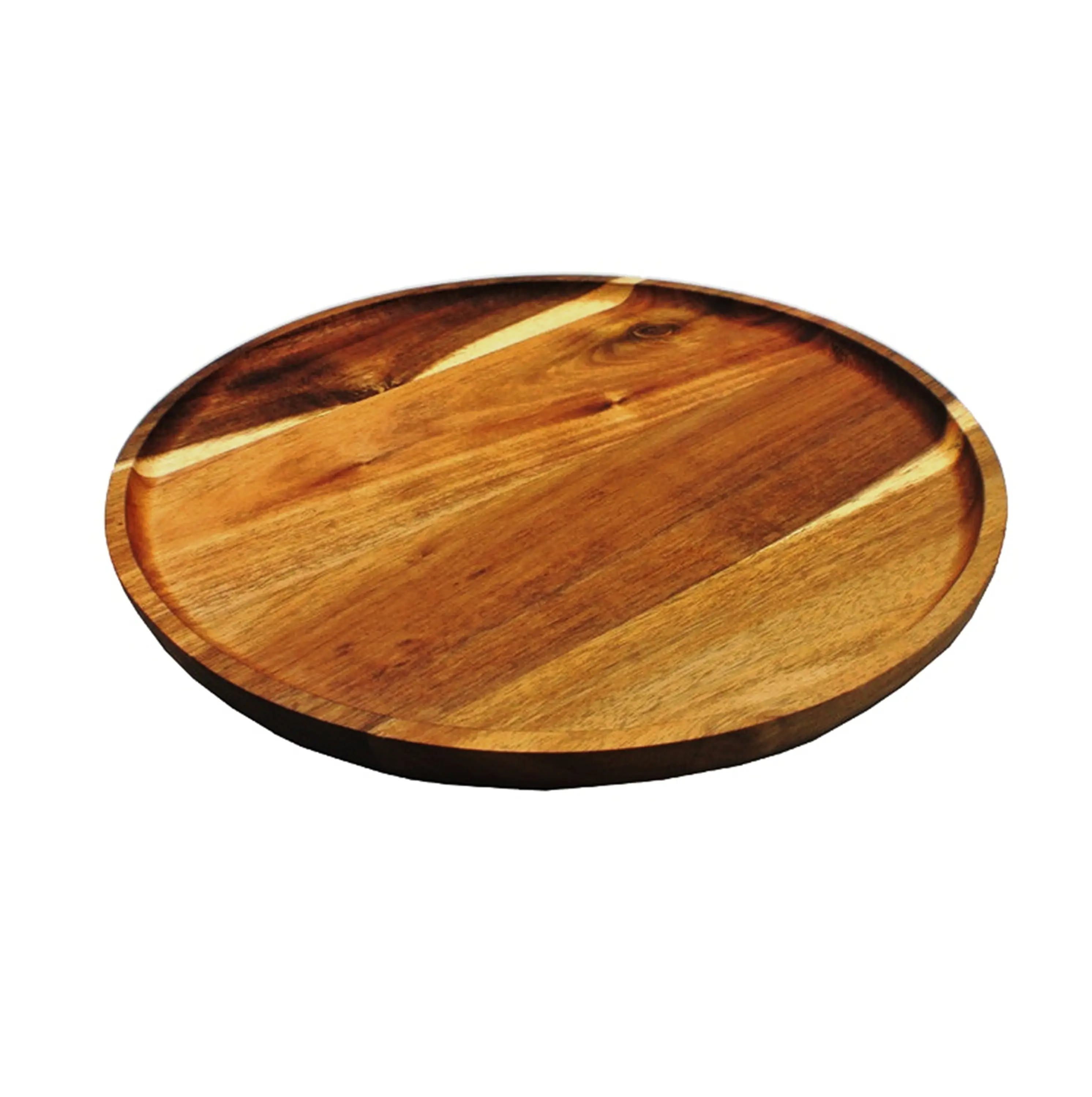 Premium Acacia Food Serving Charger Plate Wooden Serving Plate Handcrafted & Sustainable Top Quality Product