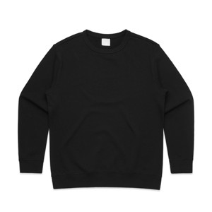 Pull Anti-rides streetwear résistant au vent noir épais tissu lourd haut de gamme pour femmes sweat-shirts à col rond - Product Image 1