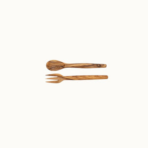 Juego de Cubiertos de madera en stock listo, su logotipo impreso, cubiertos de madera, juego de tenedor y cuchara para suministros de utensilios de cocina, juego de cubiertos reutilizables - Product Image 3