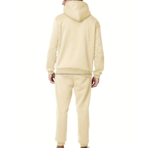 Ensemble de survêtement pour homme décontracté, respirant et confortable, ensemble de survêtement à capuche pour homme, 100% coton, logo personnalisé, surdimensionné, slim - Product Image 2